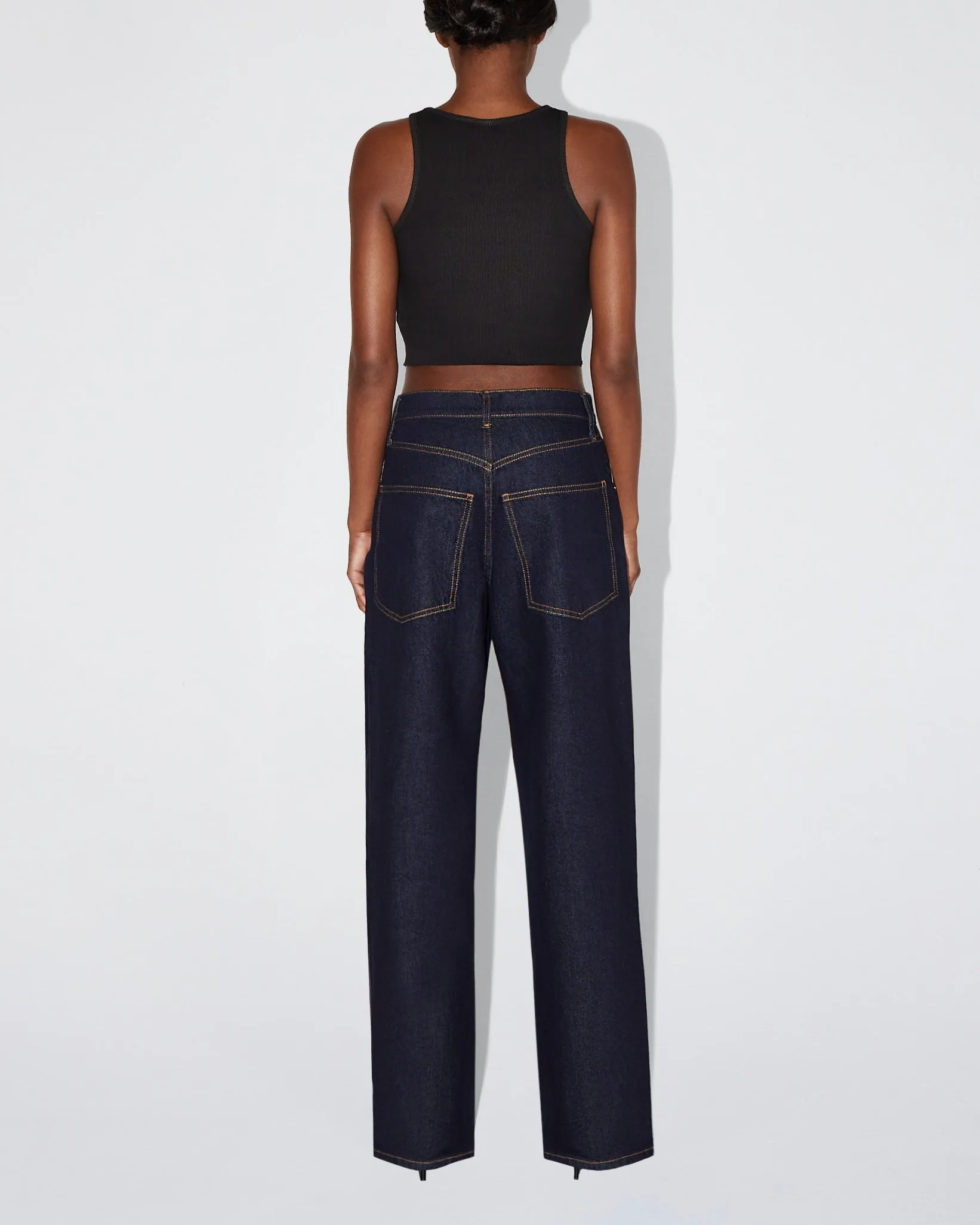 Classic Low Rise Denim | Dark Wash sold by KHY product image thumbnail 4