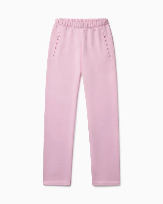 Fleece Straight Leg Pant | Orchid Pink sold by KHY