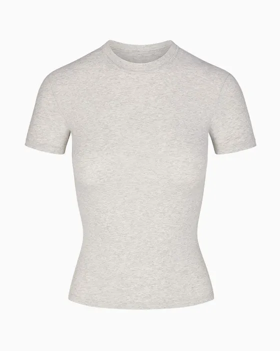 Mid Tee | Light Heather Grey sold by KHY