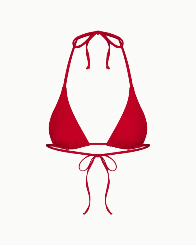 Micro Triangle Bikini Top | Cherry sold by KHY