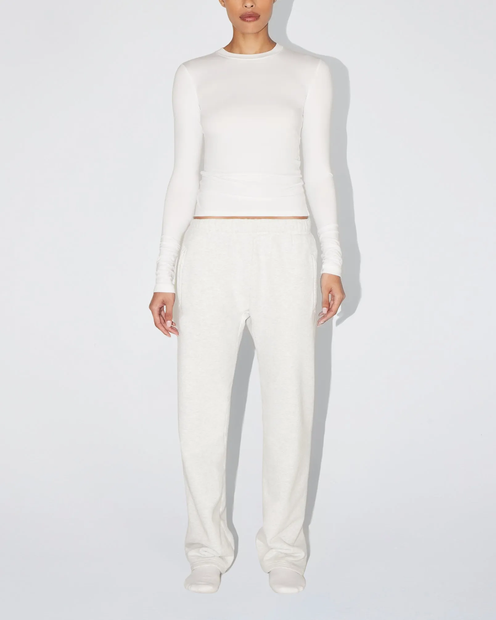 Long Sleeve Tee | White sold by KHY product image thumbnail 2