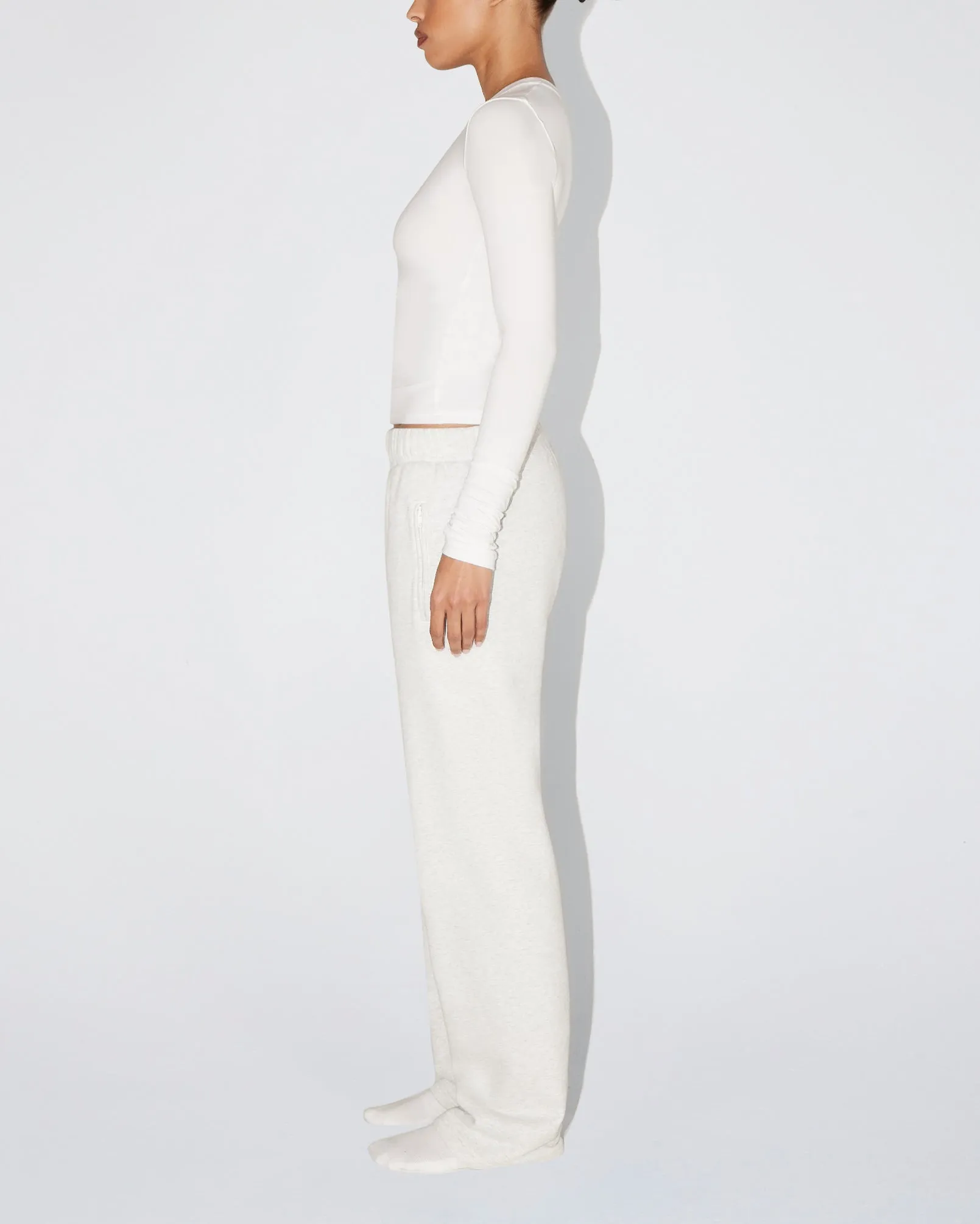 Long Sleeve Tee | White sold by KHY product image thumbnail 3