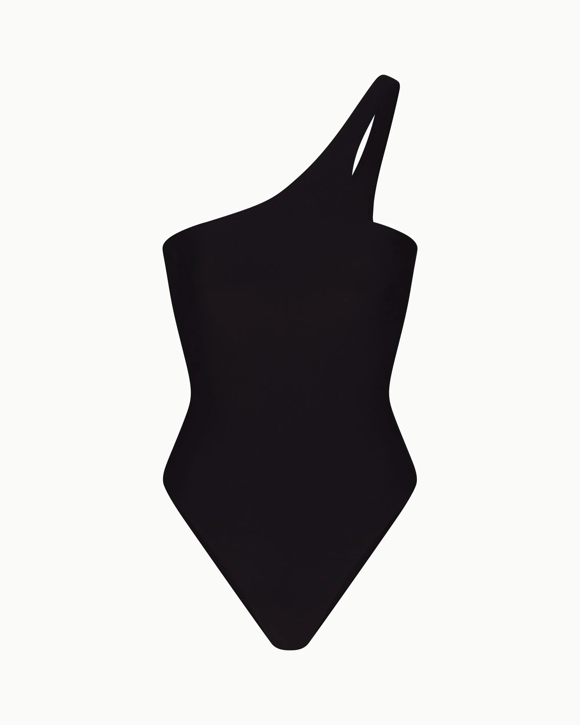 One Shoulder One Piece | Black sold by KHY