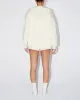 Fleece Oversized Zip Hoodie | Ecru sold by KHY
