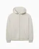Fleece Oversized Zip Hoodie | Ecru sold by KHY