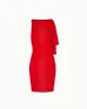 Sueded Stretch Knotted Mini Dress | Tomato sold by KHY