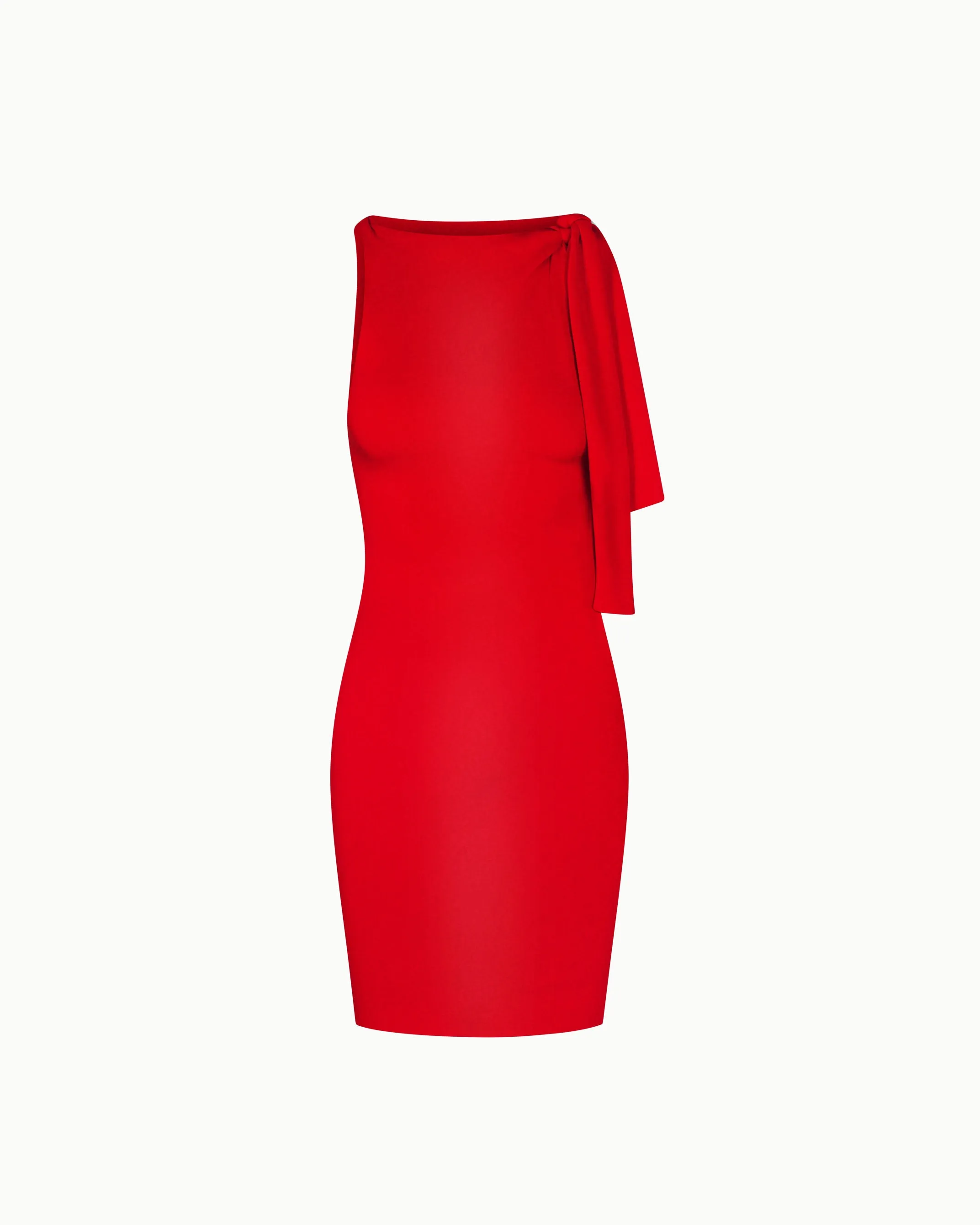 Sueded Stretch Knotted Mini Dress | Tomato sold by KHY