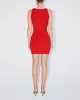 Sueded Stretch Knotted Mini Dress | Tomato sold by KHY
