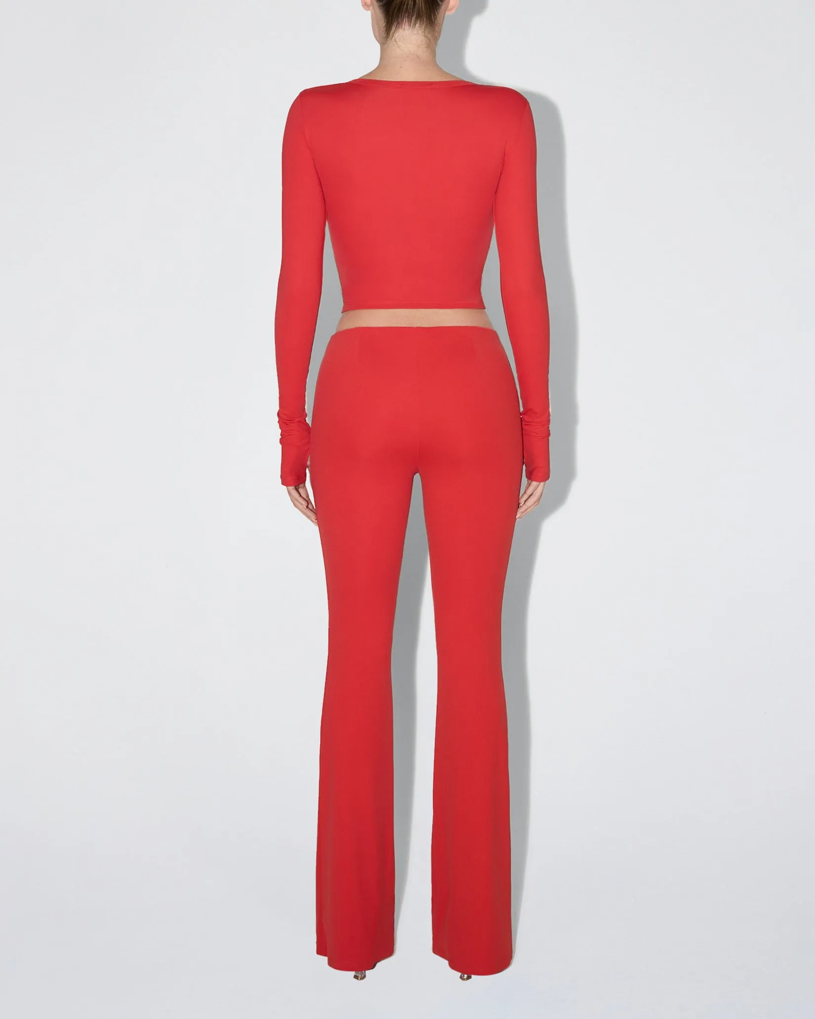 Smooth Stretch Low Rise Pant | Cherry sold by KHY product image thumbnail 5