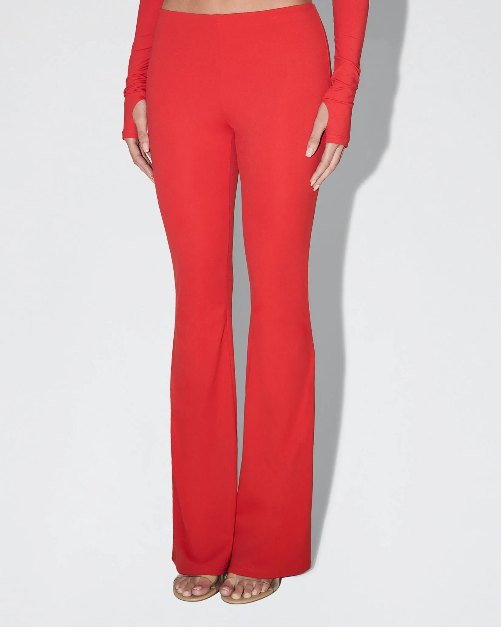 Smooth Stretch Low Rise Pant | Cherry sold by KHY product image thumbnail 3
