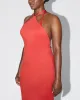 Soft Stretch Halter Maxi Dress | Cherry sold by KHY