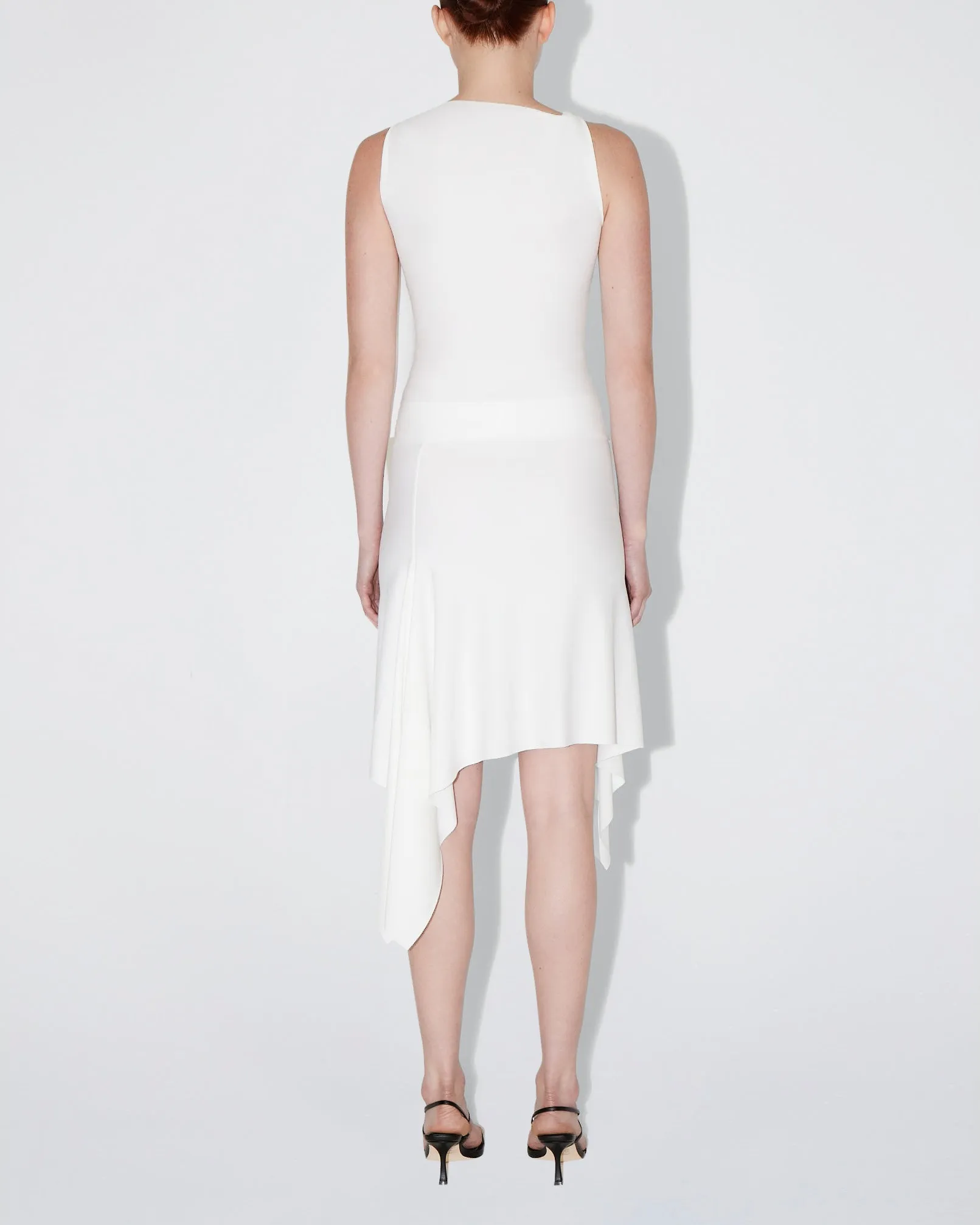 Sleek Stretch Knotted Top | Bright White sold by KHY product image thumbnail 4