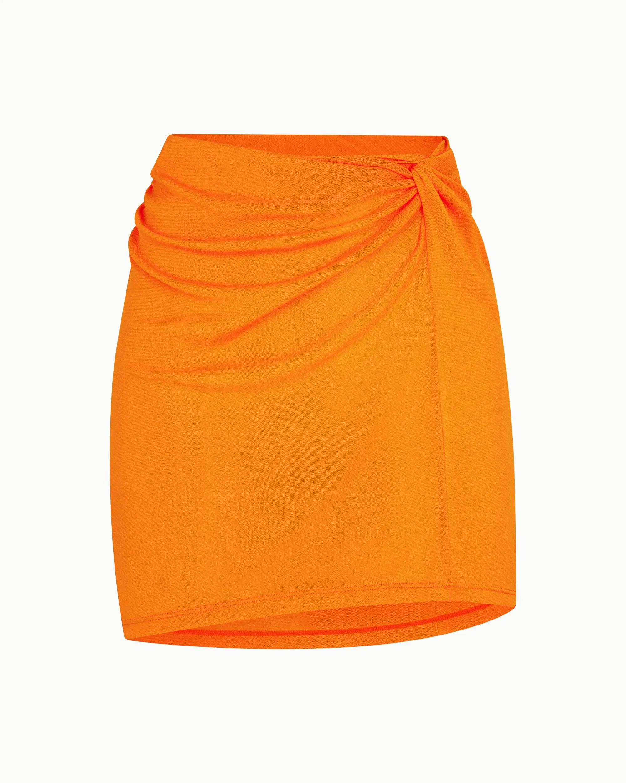 Mesh Twist Mini Skirt | Sunset sold by KHY