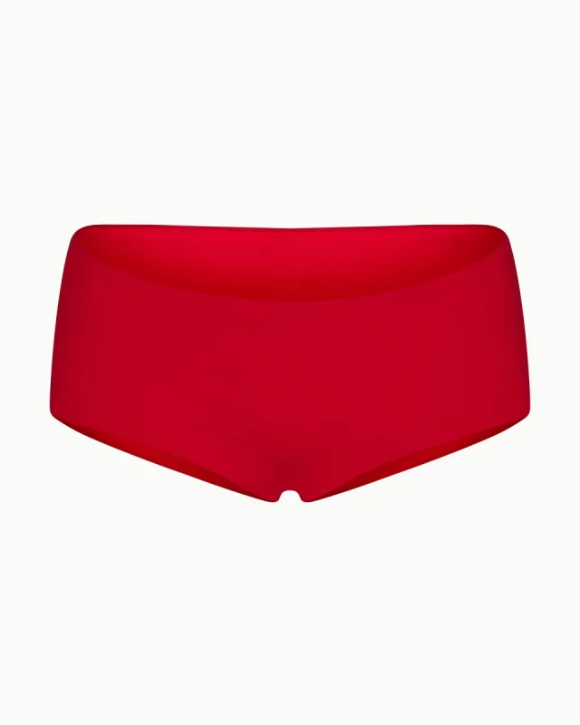 Low Rise Boyshort Bikini Bottom | Cherry sold by KHY