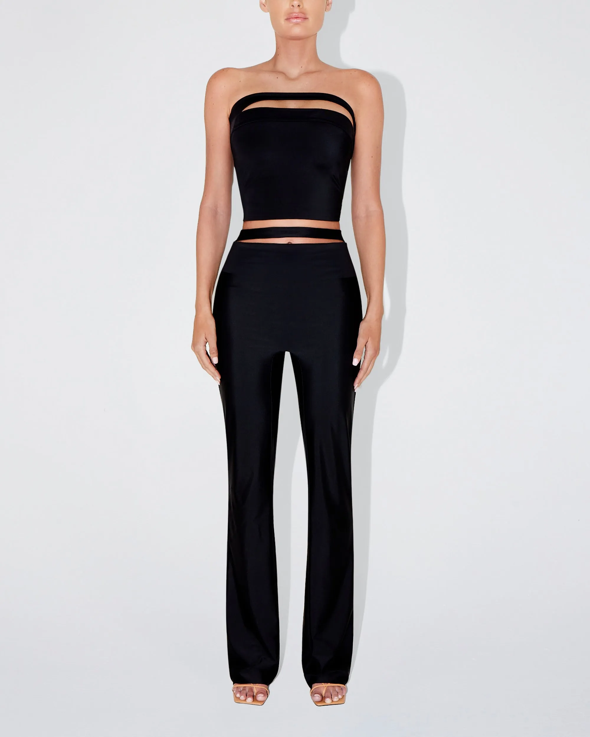 Sleek Stretch Tube Top | Black sold by KHY product image thumbnail 2