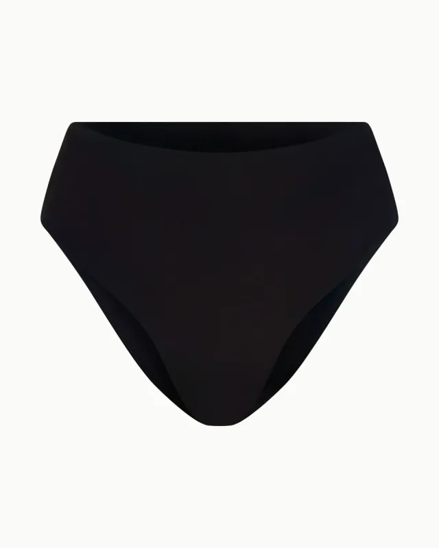 High Waist Bikini Bottom | Black sold by KHY