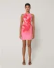 Smooth Stretch Halter Mini Dress | Pink Peony sold by KHY