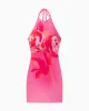 Smooth Stretch Halter Mini Dress | Pink Peony sold by KHY