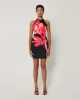 Smooth Stretch Halter Mini Dress | Black Peony sold by KHY