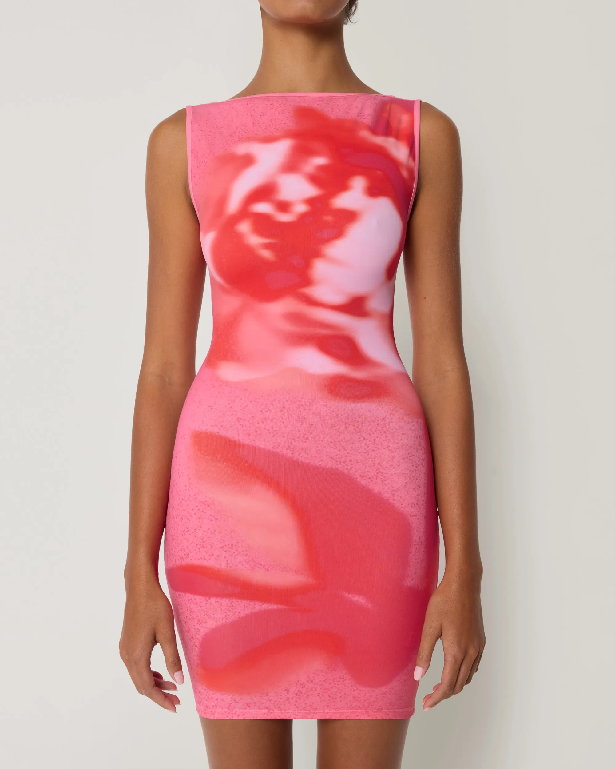 Smooth Stretch Tank Mini Dress | Pink Peony sold by KHY