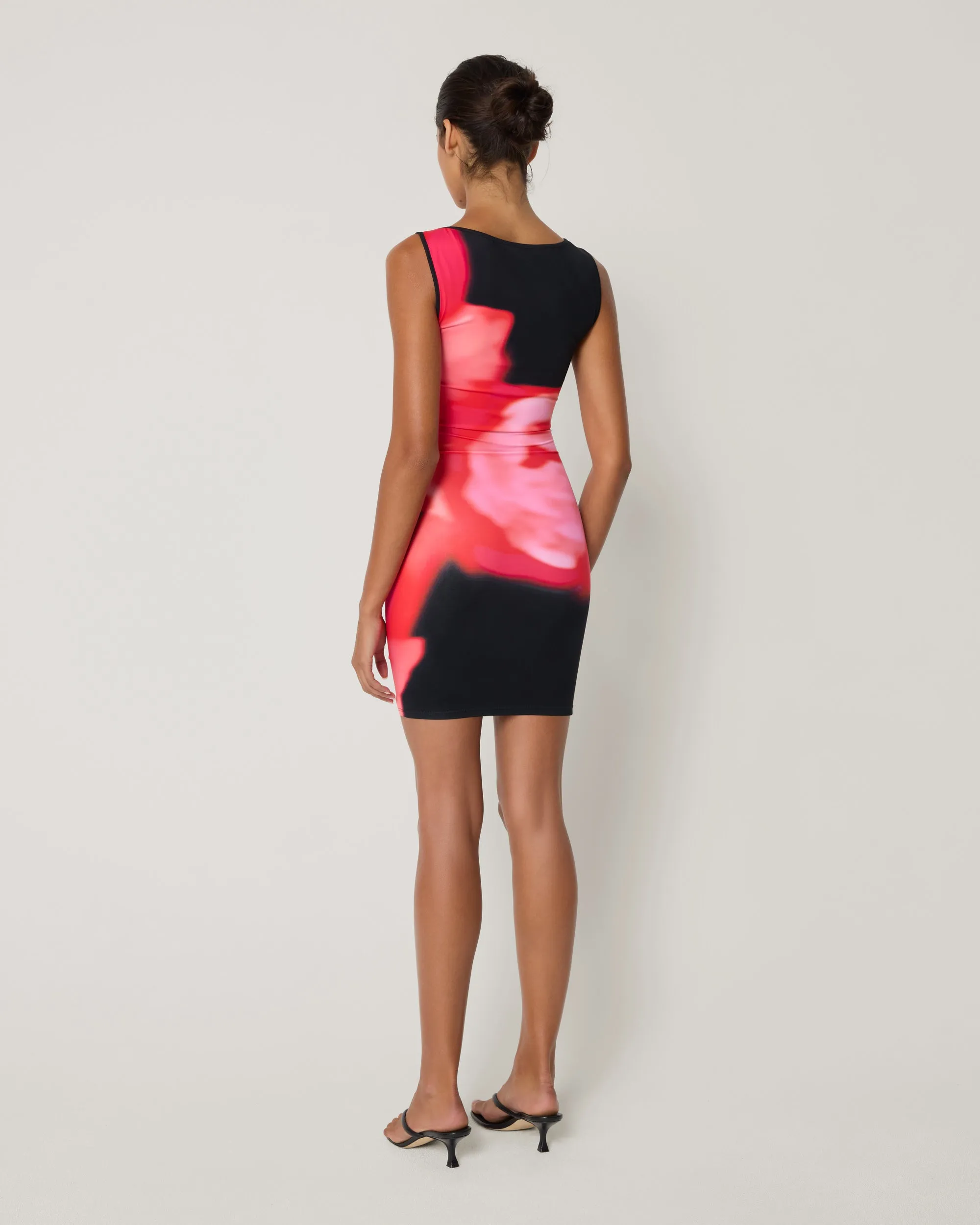 Smooth Stretch Tank Mini Dress | Black Peony sold by KHY product image thumbnail 5