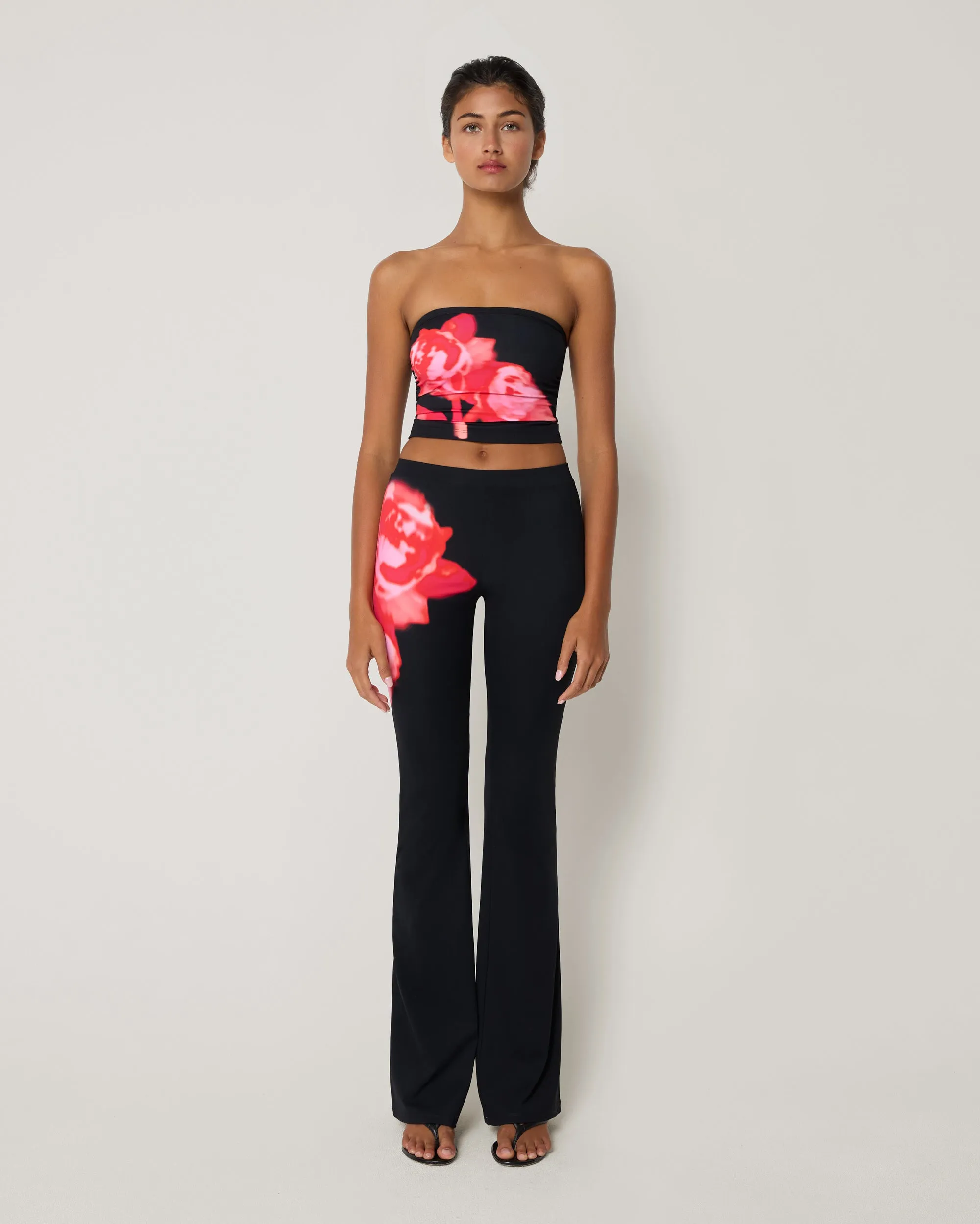 Smooth Stretch Tube Top | Black Peony sold by KHY product image thumbnail 3