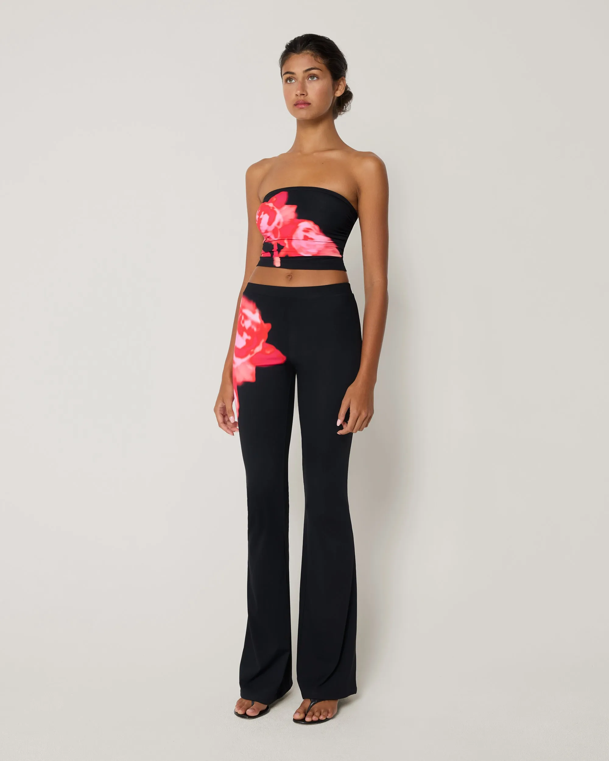 Smooth Stretch Tube Top | Black Peony sold by KHY product image thumbnail 4