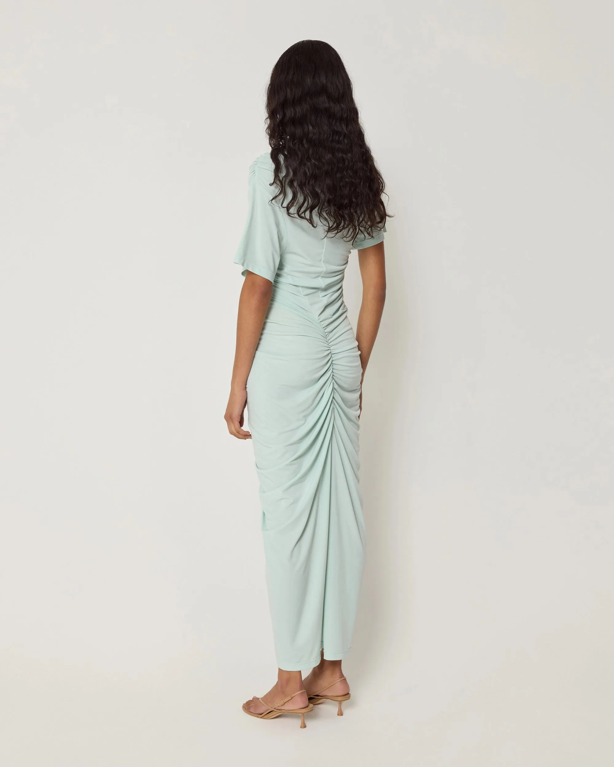 Asymmetrical Ruched Dress | Surf Spray sold by KHY product image thumbnail 5