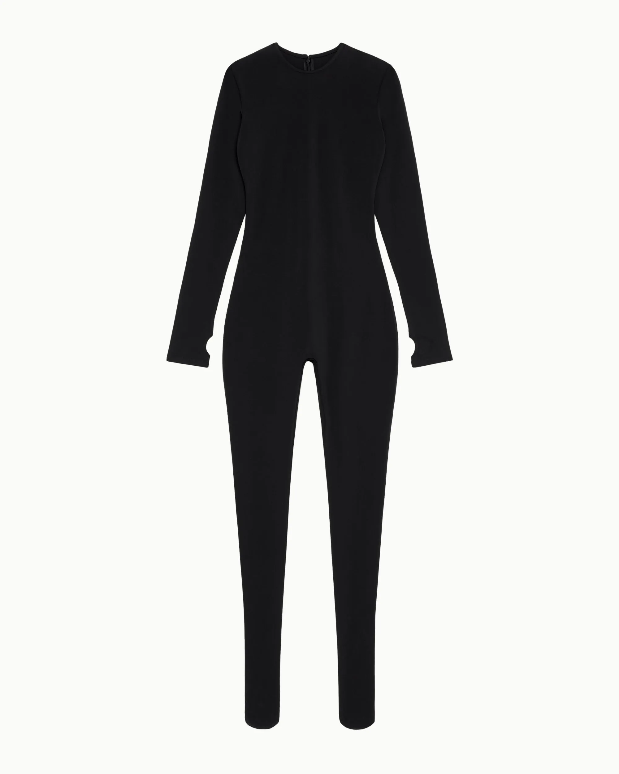 Long Sleeve Footed Catsuit | Black sold by KHY