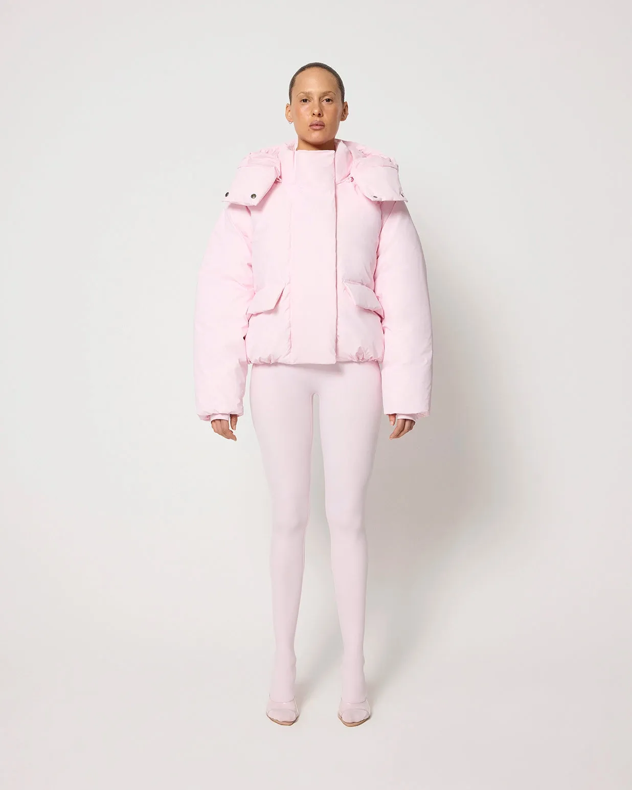 Standard Puffer Jacket | Powder Pink sold by KHY product image thumbnail 3