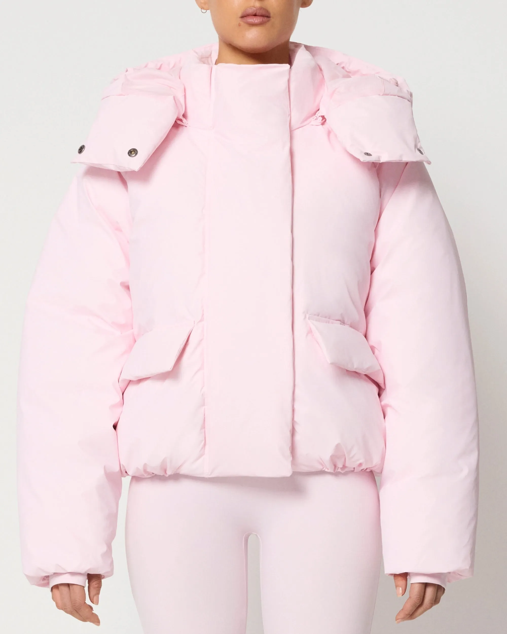 Standard Puffer Jacket | Powder Pink sold by KHY product image thumbnail 2