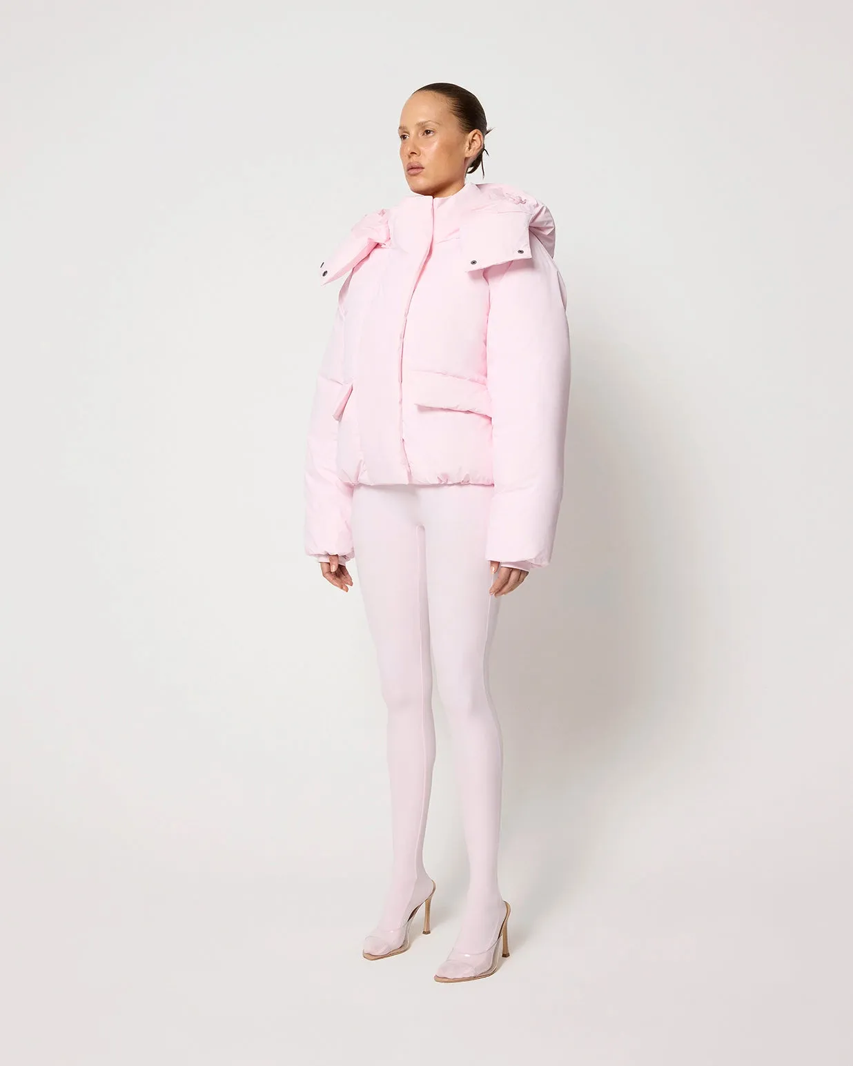 Standard Puffer Jacket | Powder Pink sold by KHY product image thumbnail 4
