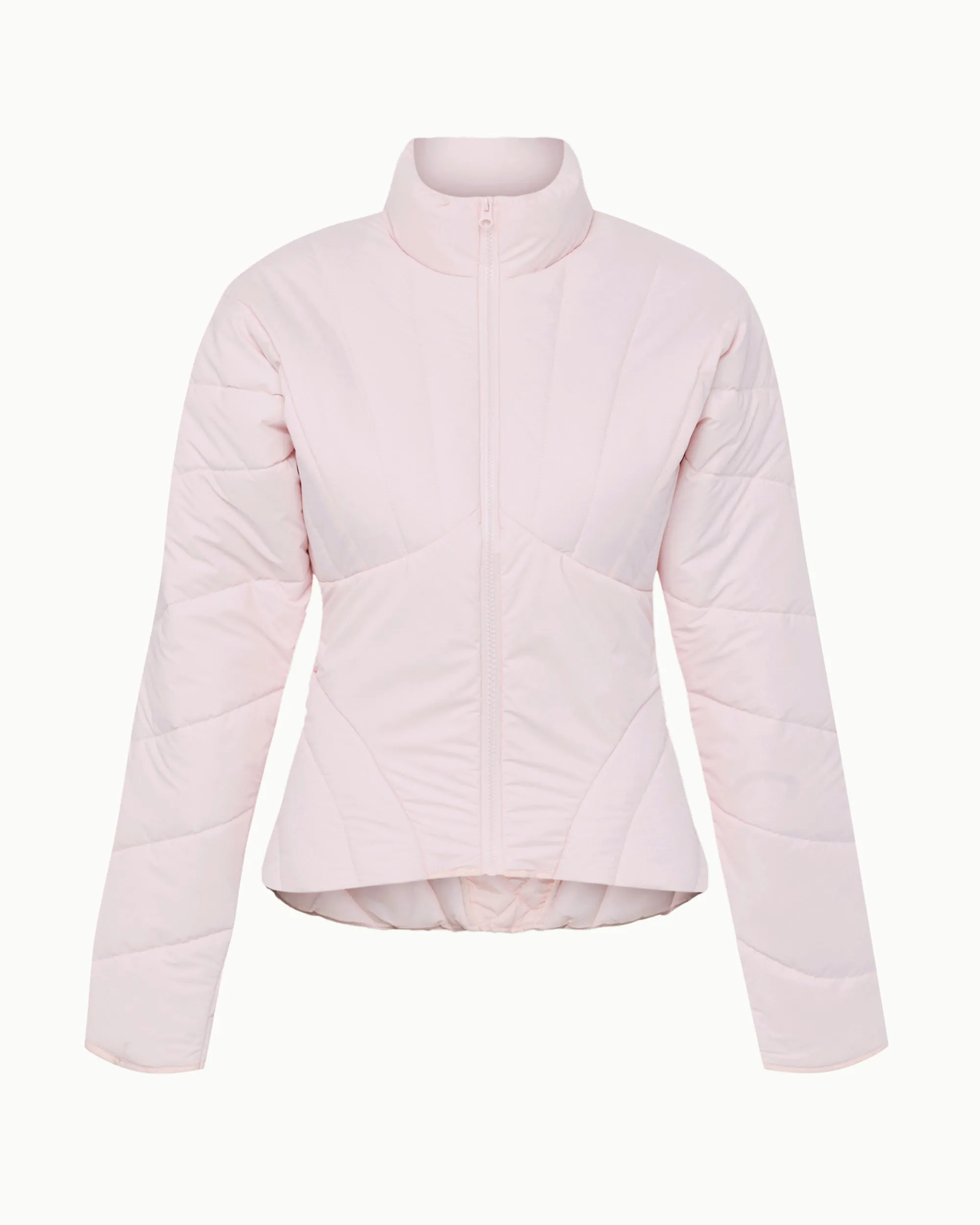 Sculpted Puffer Jacket | Powder Pink sold by KHY