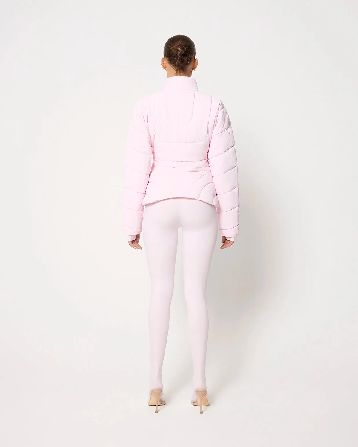 Sculpted Puffer Jacket | Powder Pink sold by KHY product image thumbnail 5