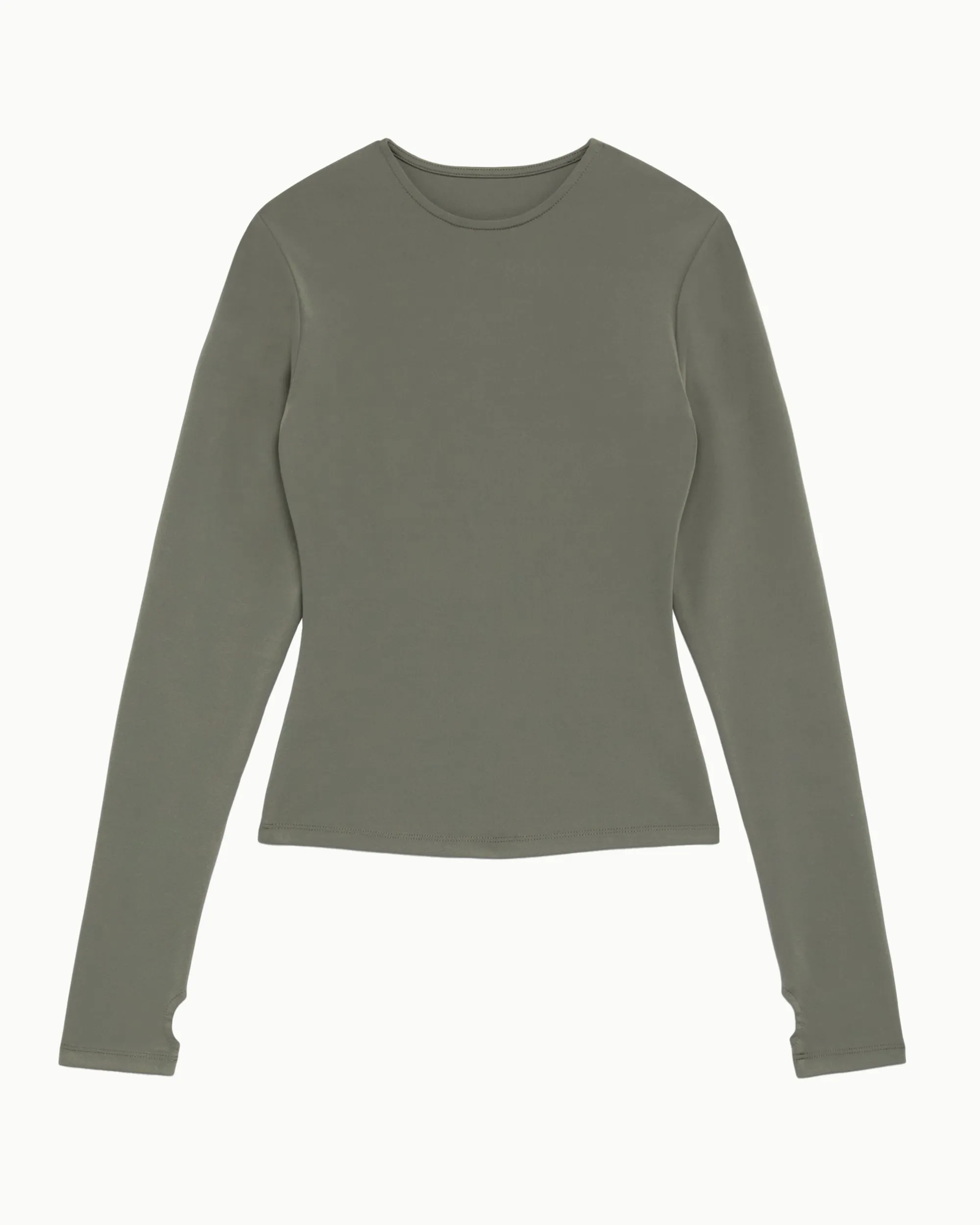 Long Sleeve Thumb Hole Tee | Dusty Olive sold by KHY