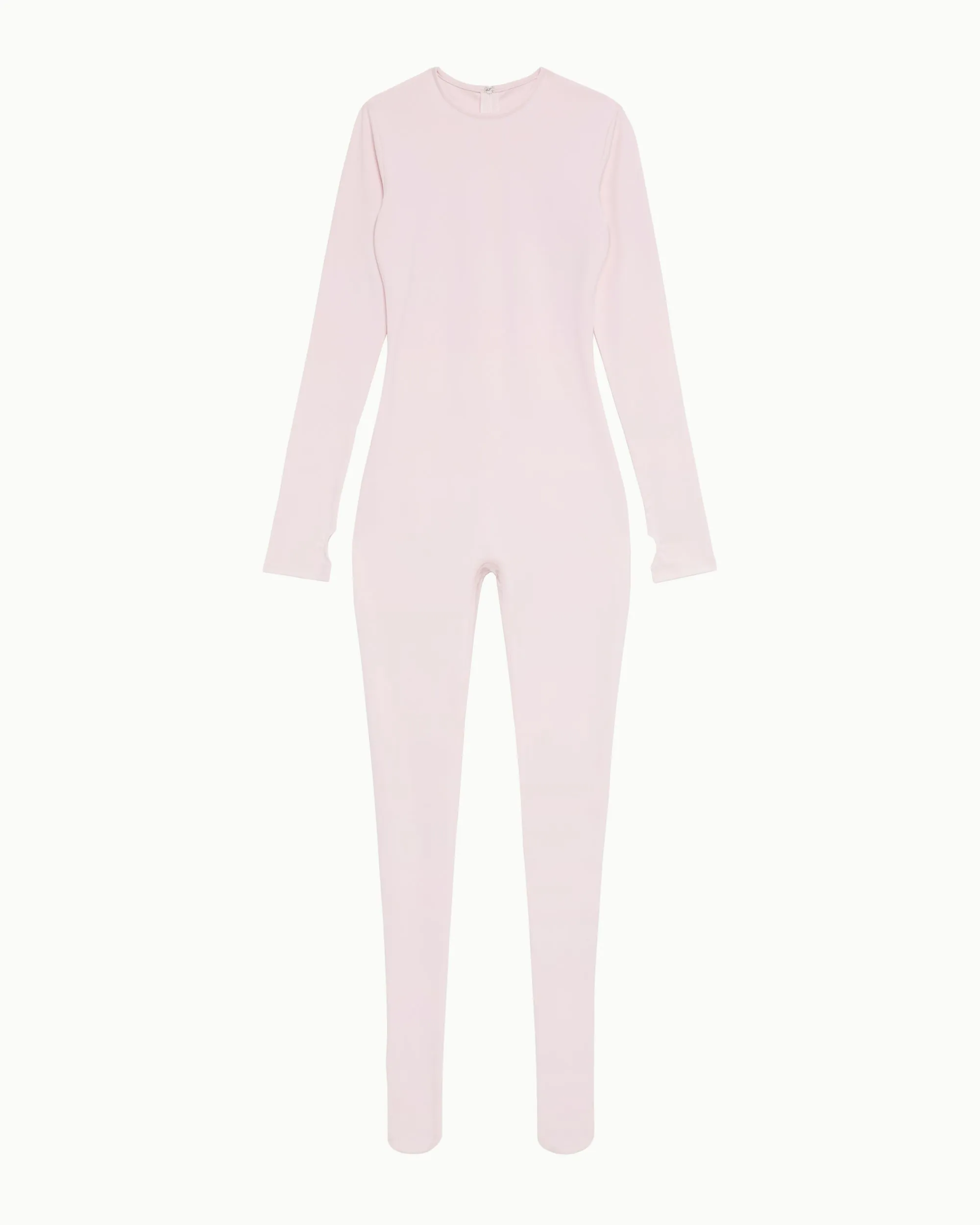 Long Sleeve Footed Catsuit | Powder Pink sold by KHY