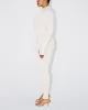 Seamless Mock Neck Long Sleeve | Stone sold by KHY