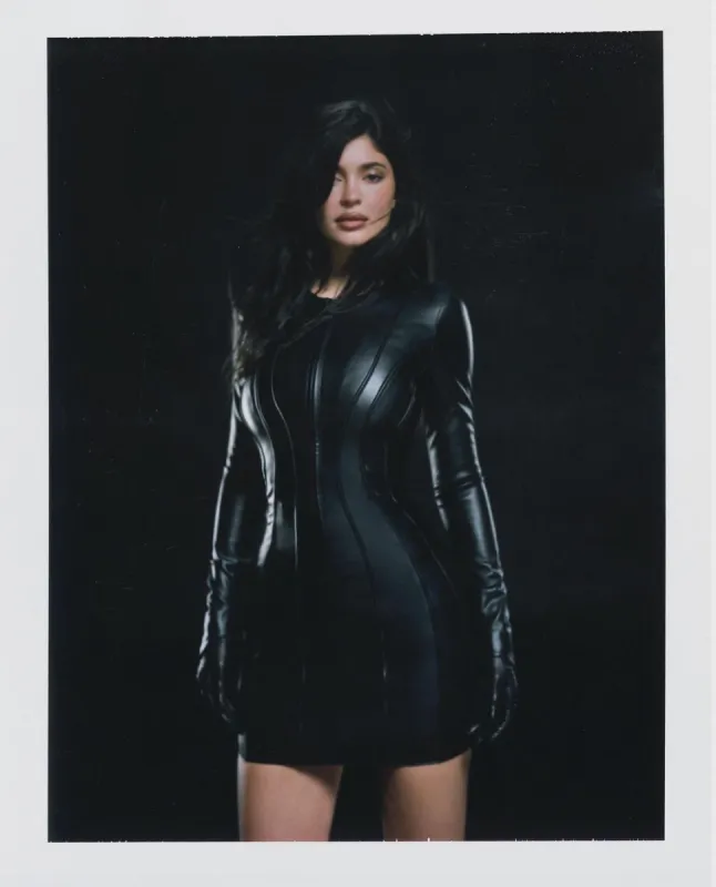 Leather Long Sleeve Mini Dress Look sold by KHY