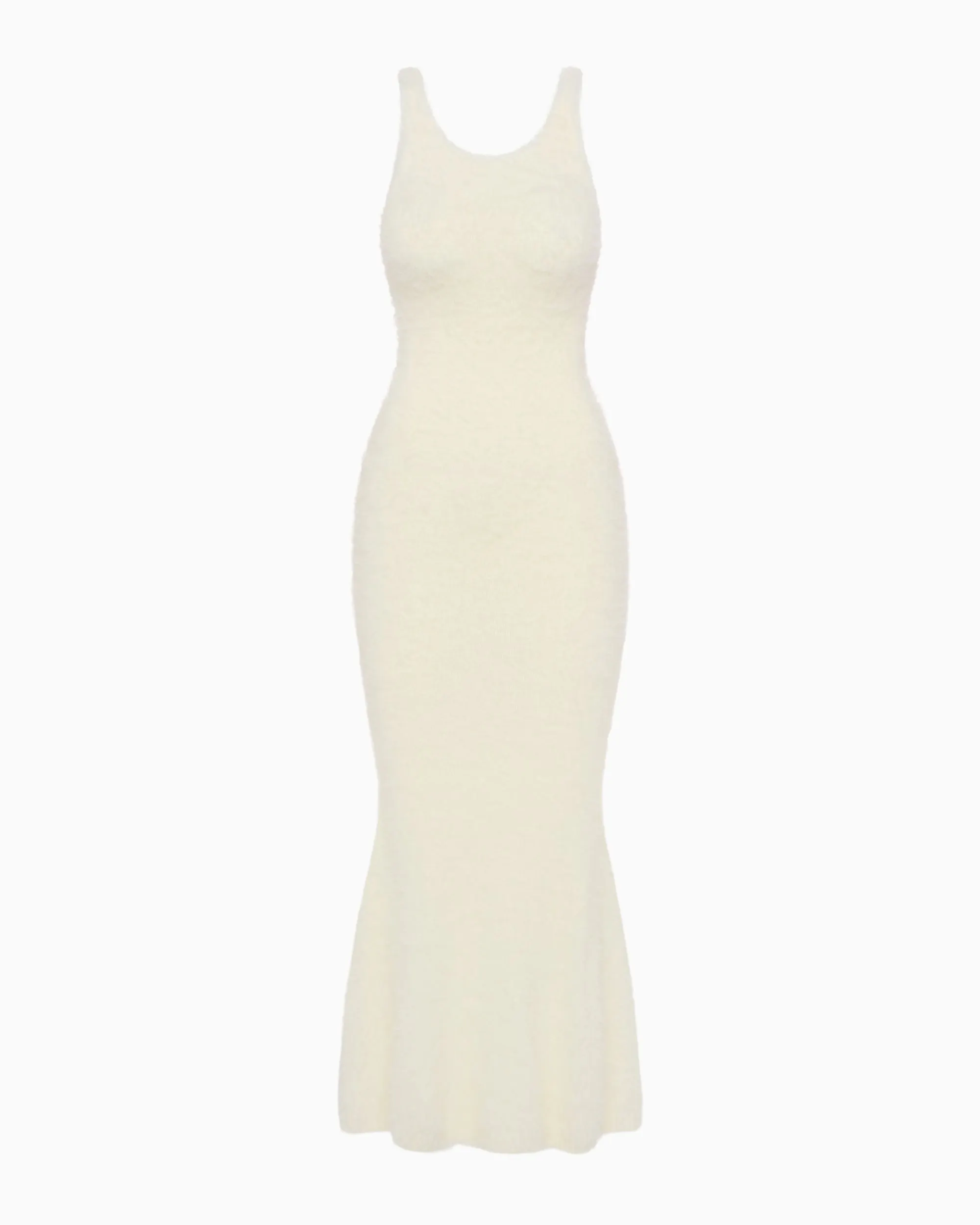 Knit Low Back Dress | Cream sold by KHY product image thumbnail 2