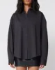 Oversized Button Down | Black sold by KHY