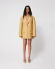 Faux Leather Oversized Blazer | Honey sold by KHY