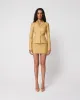 Faux Leather Fitted Blazer | Honey sold by KHY