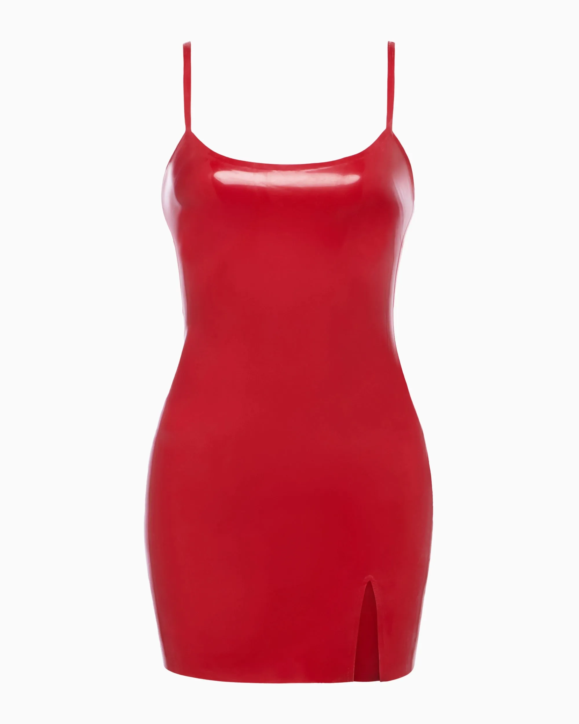 Latex Mini Dress | Rouge sold by KHY product image thumbnail 2