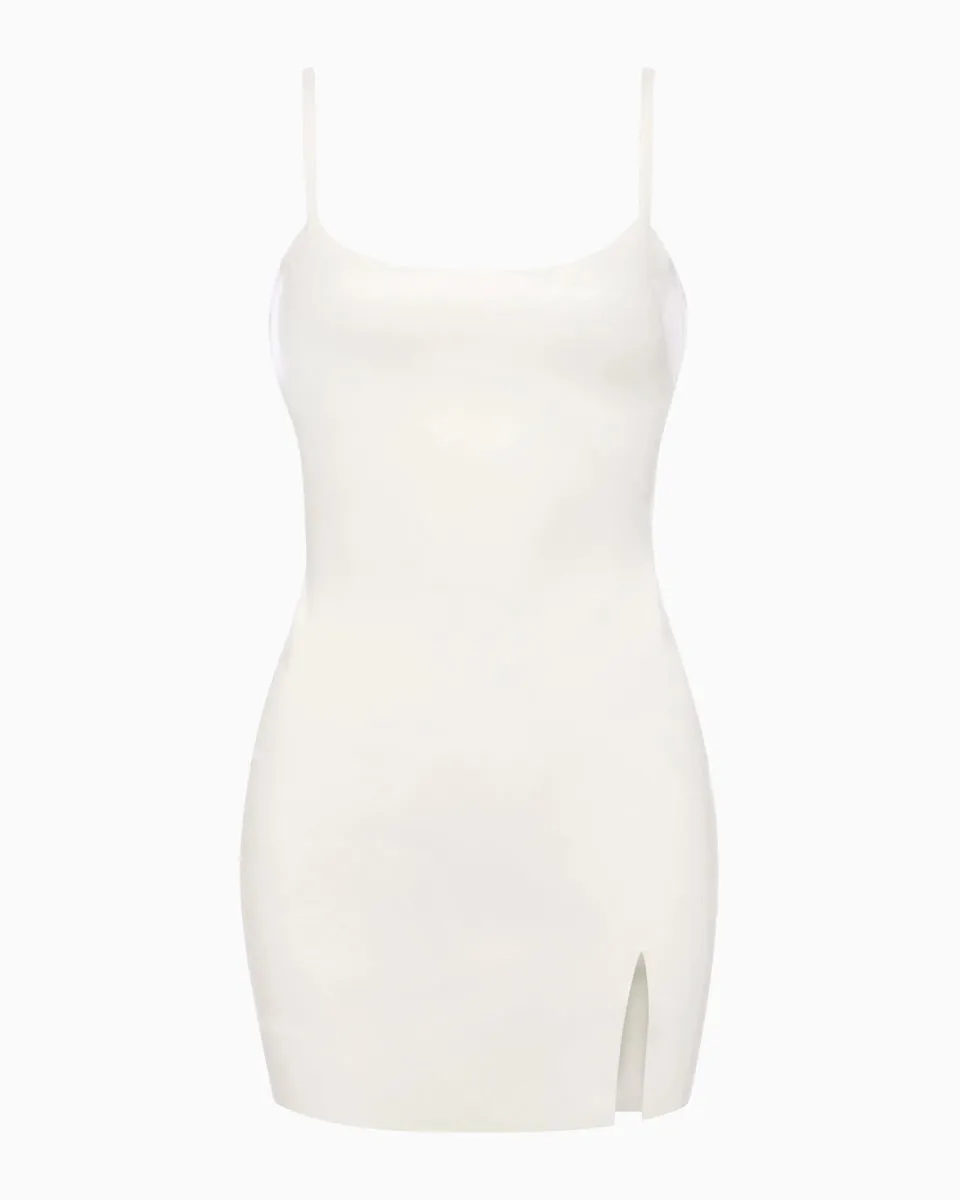 Latex Mini Dress | Bone sold by KHY product image thumbnail 2