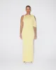Sueded Stretch Knotted Maxi Dress | Butter Yellow sold by KHY