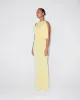 Sueded Stretch Knotted Maxi Dress | Butter Yellow sold by KHY