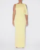 Sueded Stretch Knotted Maxi Dress | Butter Yellow sold by KHY