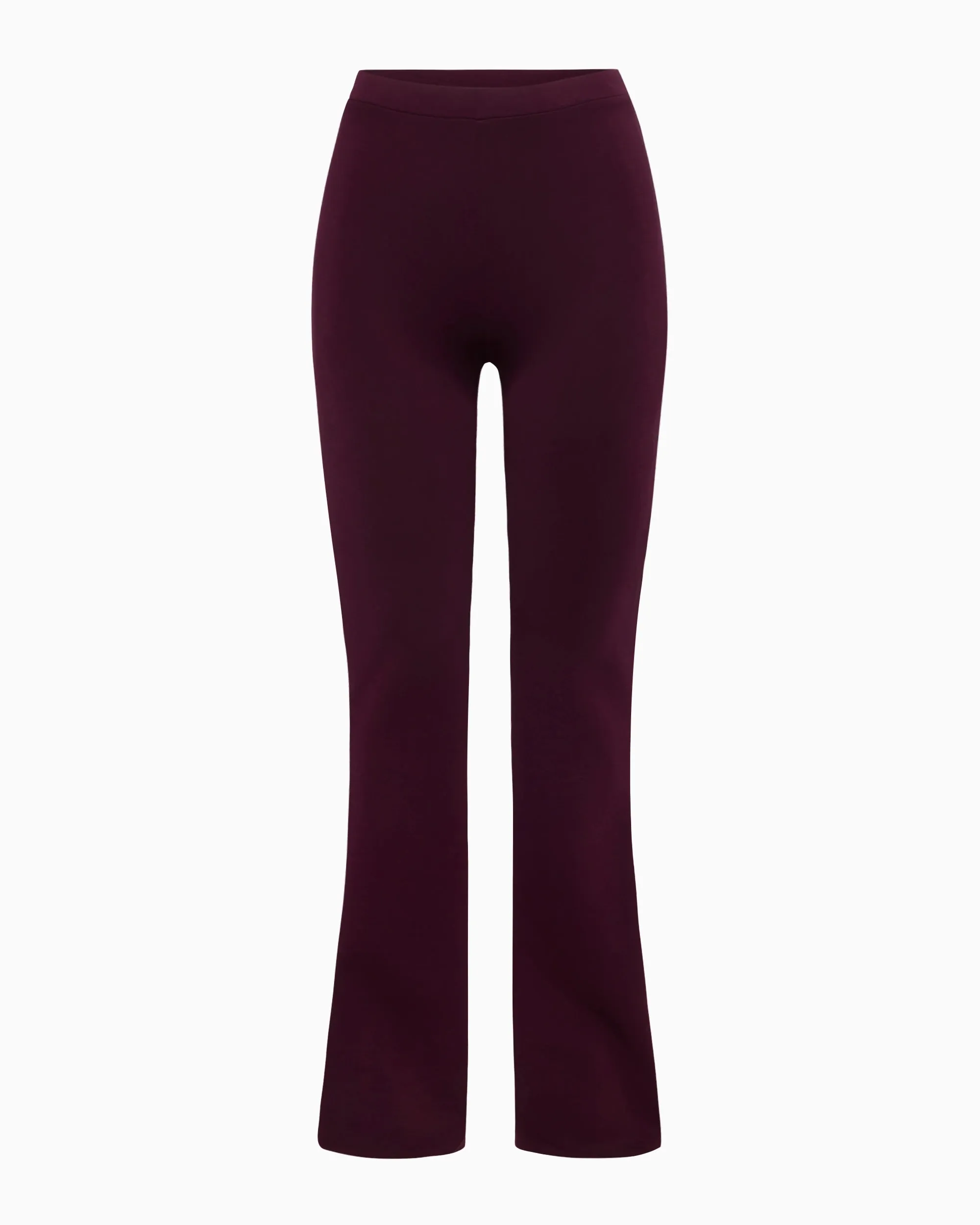Sueded Stretch Low Rise Pant | Black Cherry sold by KHY product image thumbnail 2