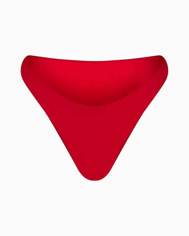 High Rise Bikini Bottom | Cherry sold by KHY