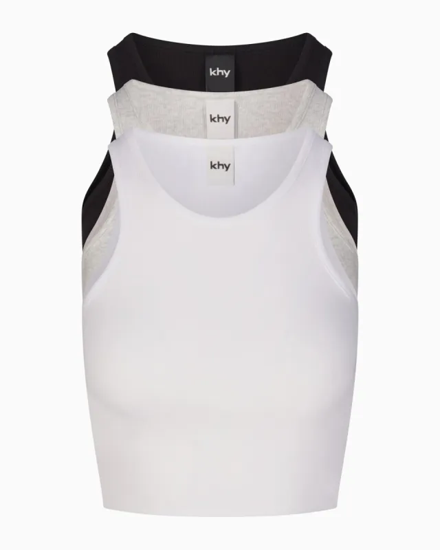 Raw Hem Rib Tank Bundle sold by KHY